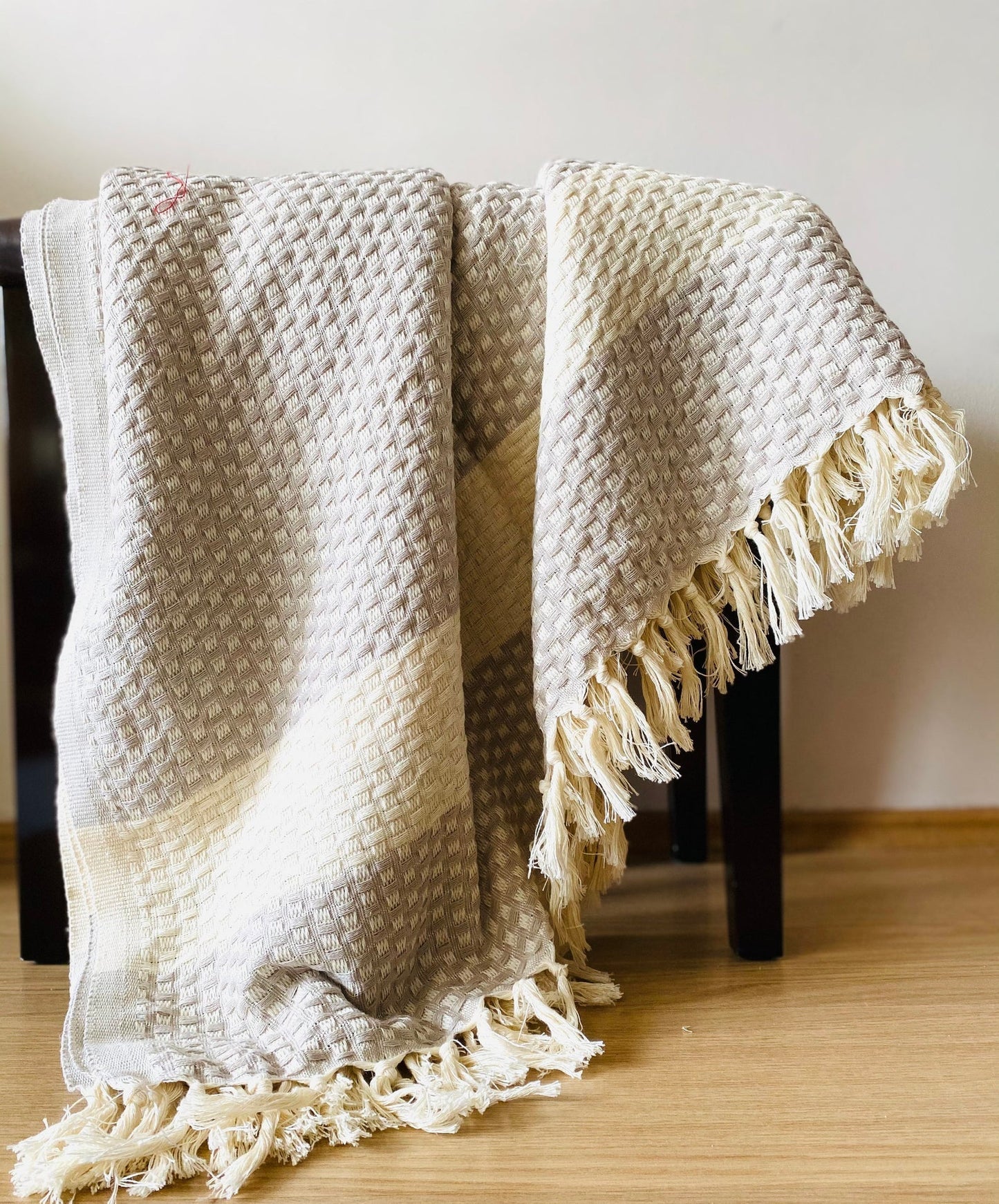 Handwoven Cotton Blanket Istanbul - Soft 250 x 200cm Throw