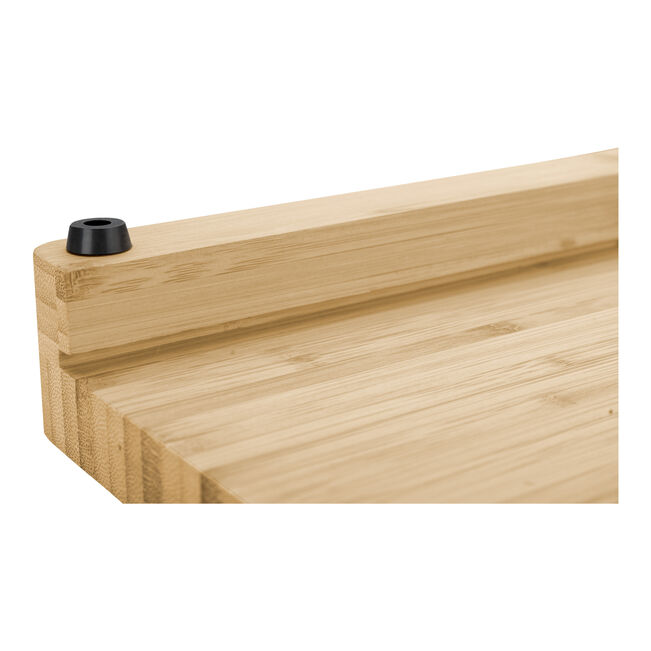 Zwilling BBQ+ Bamboo Cutting Board with Stainless Steel Tray,-3