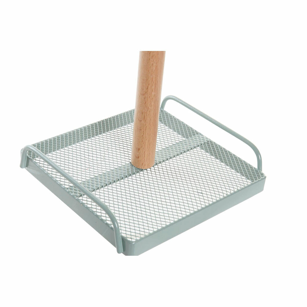 Kitchen Paper holder DKD Home Decor Beige Metal Mint Pinewood (16 x 15 x 29,5 cm) (2 Units)-2