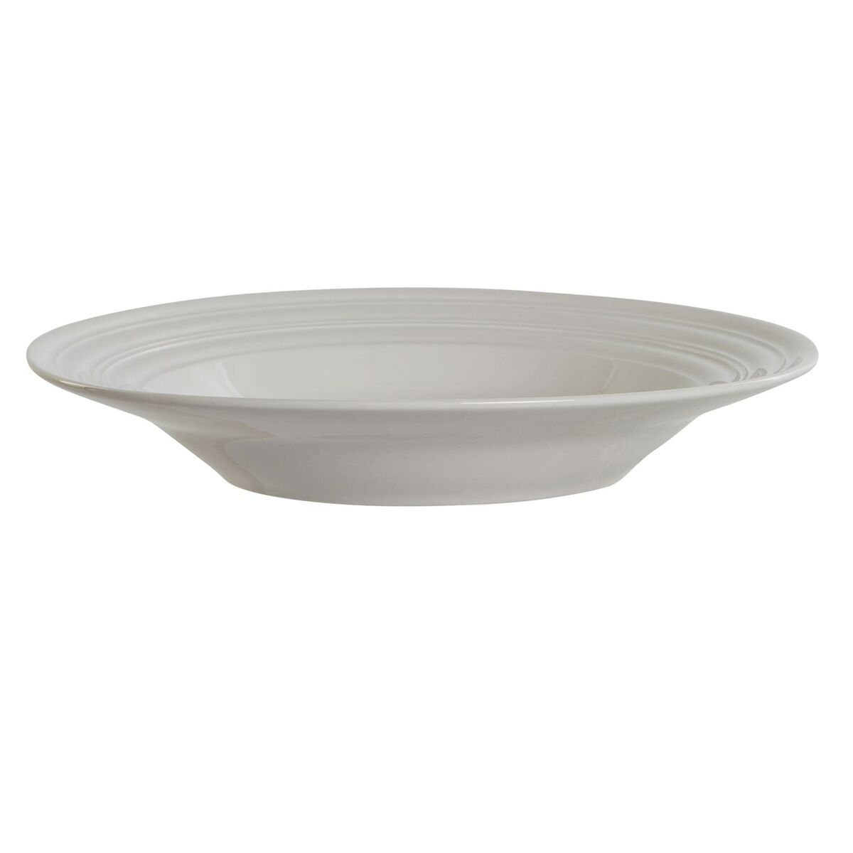 Deep Plate DKD Home Decor White Porcelain 20 x 20 x 3 cm-0