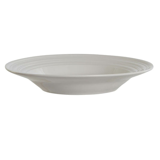 Deep Plate DKD Home Decor White Porcelain 20 x 20 x 3 cm-0