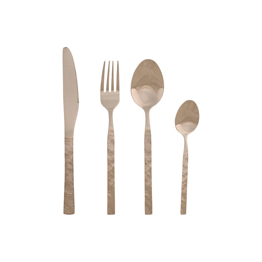 Cutlery Home ESPRIT Silver Stainless steel 15 x 7 x 24 cm 16 Pieces-0