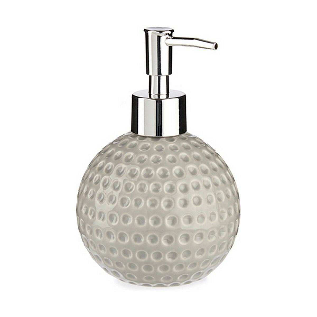 Soap Dispenser Berilo Golf Grey Metal Ceramic 300 ml (12 Units)-0