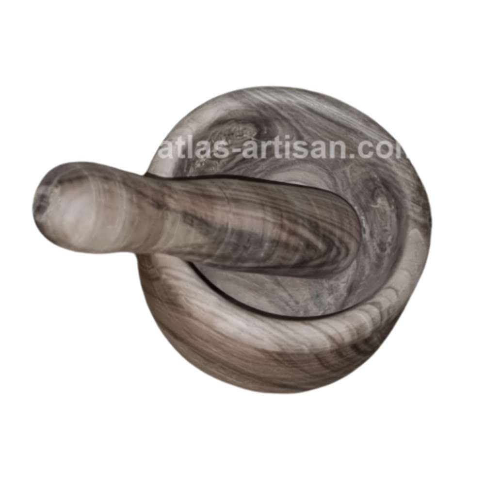 Small Mortar and pestle Walnut-1