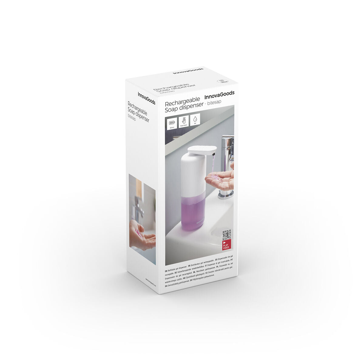 Rechargeable Automatic Liquid Soap Dispenser Bitesap InnovaGoods-1